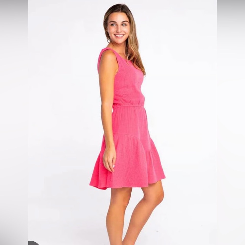 S'edge Cotton Gauze Capri Tank Dress Size L NWT